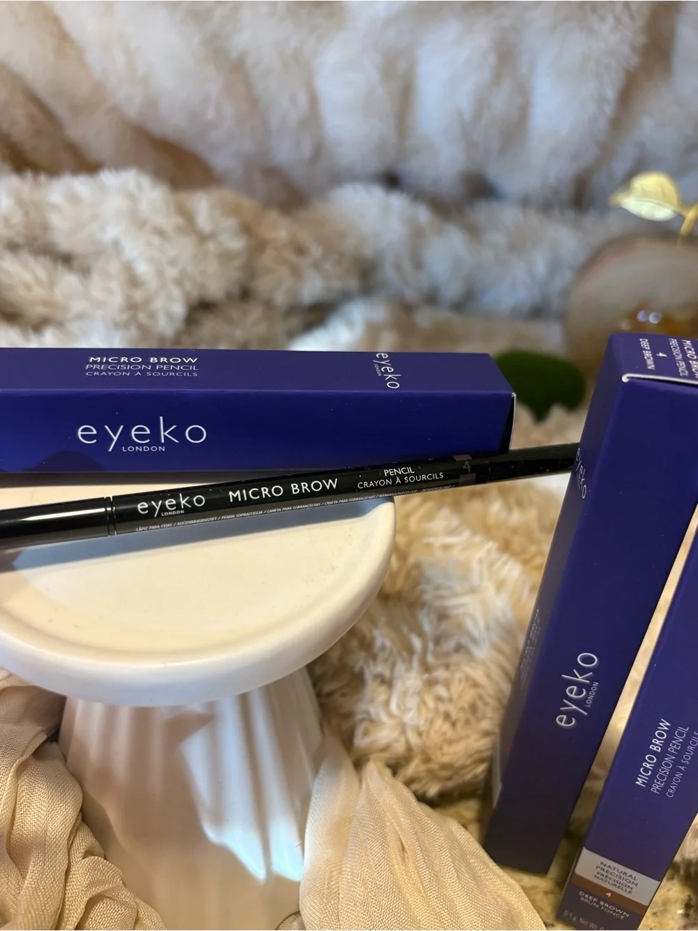 Eyeko Micro Brow Pencil - Deep Brown 4